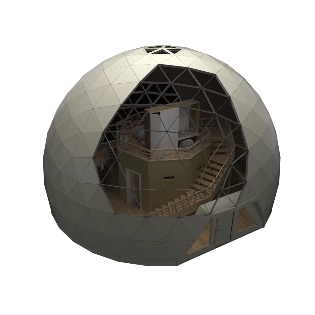 Modular Dome Earthquake Resistant Merih Type Steel Dome House Turkey Floor Plan 4