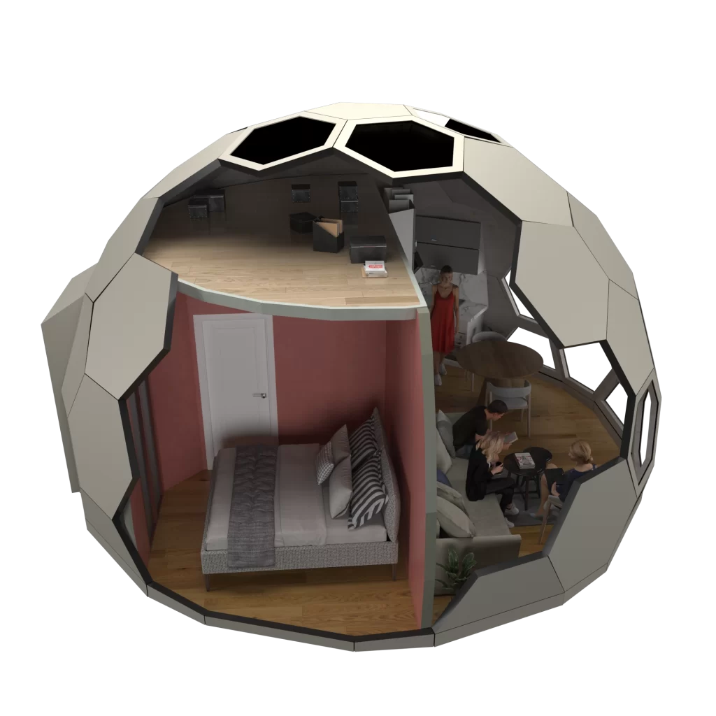 Modular Dome Earthquake Resistant Seyyare Type Steel Dome House Turkey 1920x1080px o