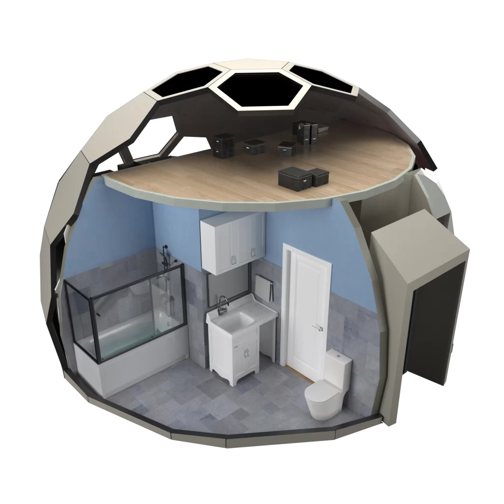 Modular Dome Earthquake Resistant Seyyare Type Steel Dome House Turkey 1920x1080px p